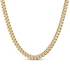 Thumbnail Image 0 of Hollow Cuban Chain Necklace 7.5mm 10K Yellow Gold 24"