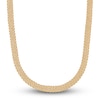 Thumbnail Image 0 of Five Row Hollow Rope Necklace 10K Yellow Gold 18"