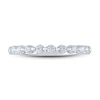 Thumbnail Image 2 of Previously Owned THE LEO Diamond Anniversary Ring 1/2 ct tw Round-cut 14K White Gold