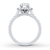 Thumbnail Image 1 of Neil Lane Oval-Shaped Diamond Engagement Ring 2-1/8 ct tw 14K White Gold