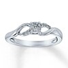 Thumbnail Image 1 of Diamond Promise Ring 1/20 ct tw Round-Cut Sterling Silver