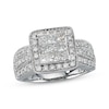 Diamond Ring 1 ct tw Princess-cut 14K White Gold