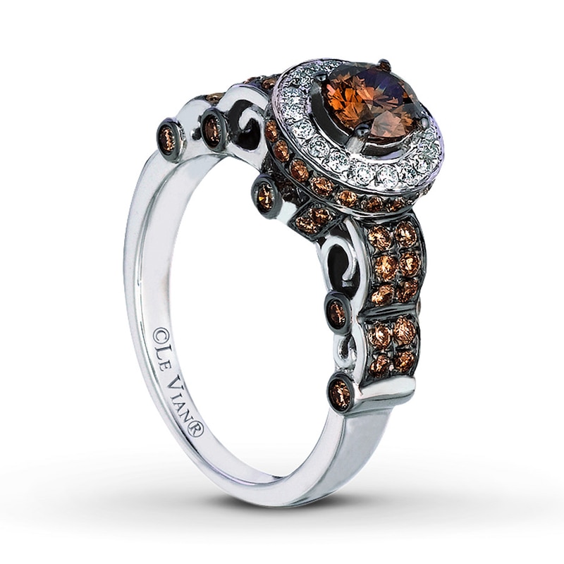 Main Image 1 of Le Vian Chocolate Diamonds 1-1/5 ct tw Ring 14K Vanilla Gold