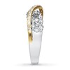 Thumbnail Image 3 of Diamond Promise Ring 1 ct tw Round-cut 14K Two-Tone Gold