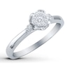 Thumbnail Image 2 of Diamond Ring 1/8 carat tw Sterling Silver