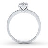 Thumbnail Image 3 of Diamond Promise Ring 1/5 ct tw 10K White Gold