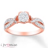 Thumbnail Image 1 of Diamond Ring 1/5 carat tw 10K Rose Gold
