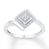 Thumbnail Image 0 of Diamond Promise Ring 1/6 ct tw Round-cut Sterling Silver