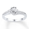 Thumbnail Image 0 of Diamond Promise Ring 1/4 ct tw Round-cut Sterling Silver