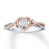 Thumbnail Image 1 of Diamond Ring 1/5 ct tw Sterling Silver & 10K Rose Gold