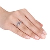 Infinity Heart Promise Ring 1/10 ct tw Diamonds Sterling Silver
