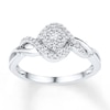 Thumbnail Image 1 of Diamond Ring 1/5 ct tw Round-cut 10K White Gold