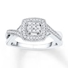 Thumbnail Image 0 of Diamond Promise Ring 1/5 ct tw Round-cut 10K White Gold