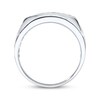 Men's Band 1 ct tw Diamonds 10K White Gold
