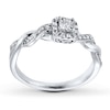 Thumbnail Image 0 of Diamond Ring 1/6 ct tw Round-cut Sterling Silver