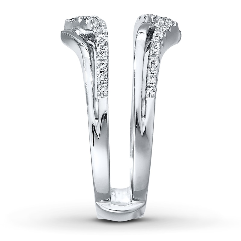 Main Image 3 of Diamond Enhancer Ring 1/4 ct tw Round-cut 14K White Gold