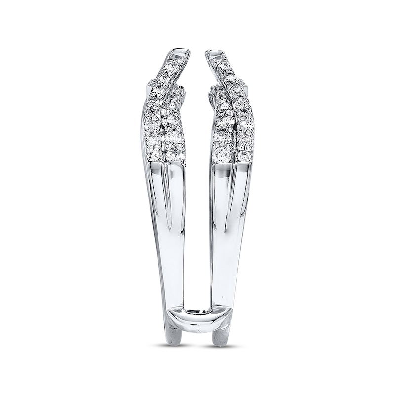 Main Image 3 of Diamond Enhancer Ring 1/2 ct tw Round-cut 14K White Gold