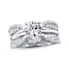 Thumbnail Image 4 of Diamond Enhancer Ring 1/2 ct tw Round-cut 14K White Gold