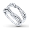 Thumbnail Image 1 of Adore Diamond Enhancer Ring 1 carat tw Round-cut 14K White Gold