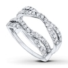 Thumbnail Image 0 of Diamond Enhancer Ring 1 carat tw Round-cut 14K White Gold