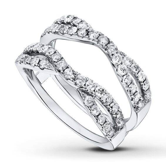 Adore Diamond Enhancer Ring 1 carat tw Round-cut 14K White Gold