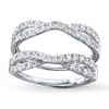 Diamond Enhancer Ring 1 carat tw Round-cut 14K White Gold