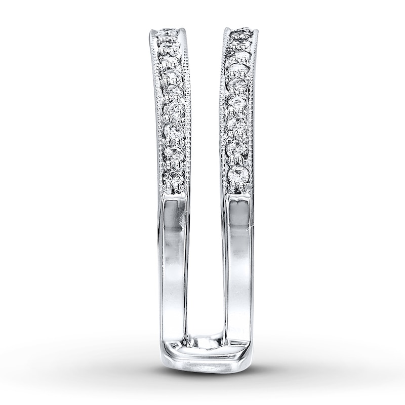 Main Image 3 of Diamond Enhancer Ring 1/3 ct tw Round-cut 14K White Gold