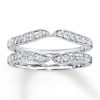 Thumbnail Image 0 of Diamond Enhancer Ring 1/4 ct tw Round-cut 10K White Gold