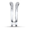 Thumbnail Image 2 of Diamond Enhancer Ring 1/4 ct tw Round-cut 10K White Gold