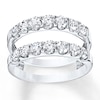 Diamond Enhancer Ring 1-1/2 ct tw Diamonds 14K White Gold