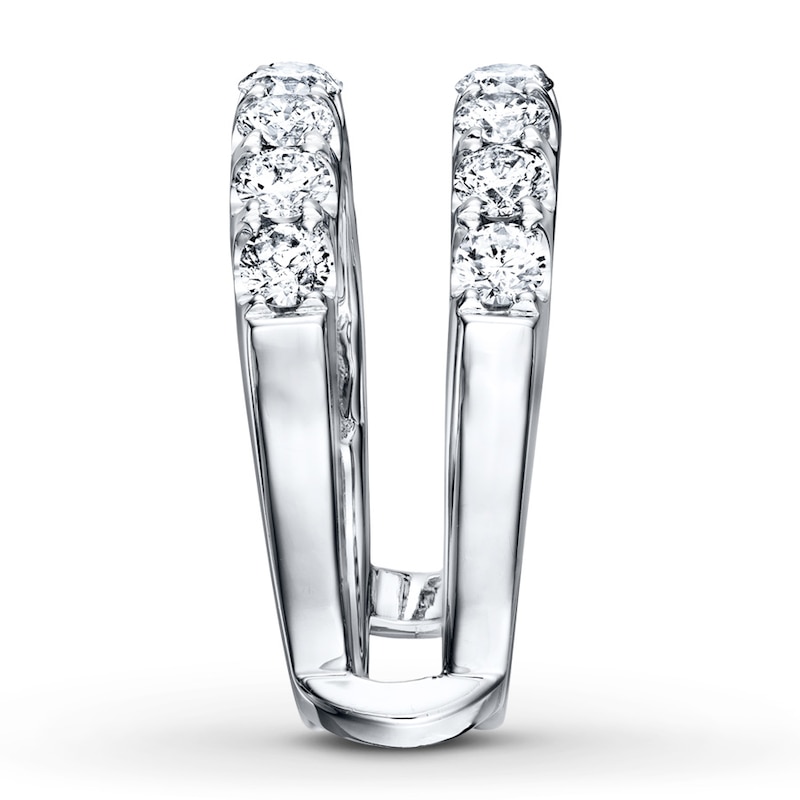 Diamond Enhancer Ring 1-1/2 ct tw Diamonds 14K White Gold