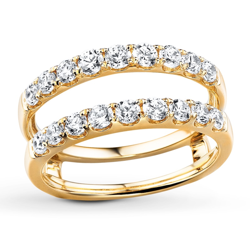 Main Image 1 of Diamond Enhancer Ring 1 ct tw Round-cut 14K Yellow Gold