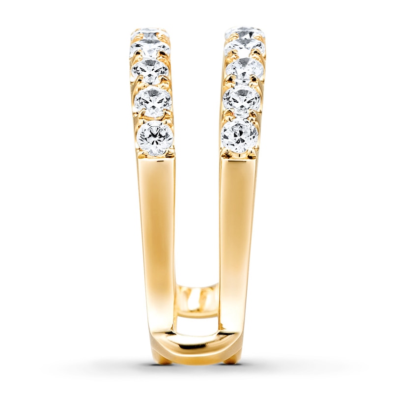 Main Image 3 of Diamond Enhancer Ring 1 ct tw Round-cut 14K Yellow Gold