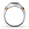 Thumbnail Image 2 of Men's Diamond Band 1 ct tw Round-cut 14K Two-Tone Gold
