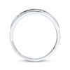 Thumbnail Image 3 of Men's Diamond Band 1/2 ct tw Round-cut 10K White Gold