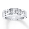 Thumbnail Image 0 of Men's Diamond Band 1-1/4 ct tw Square-cut 14K White Gold