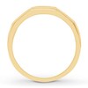 Thumbnail Image 1 of Men's Wedding Diamond Band 1/10 ct tw Round-cut 10K Yellow Gold
