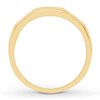 Thumbnail Image 1 of Men's Wedding Diamond Band 1/10 ct tw Round-cut 10K Yellow Gold