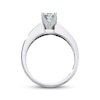 Thumbnail Image 3 of Diamond Engagement Ring 1-1/4 ct tw Princess-cut 14K White Gold