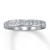 Thumbnail Image 1 of Diamond Wedding Band 7/8 ct tw Princess-cut 14K White Gold