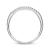 Thumbnail Image 3 of Diamond Wedding Band 1/20 ct tw Round-cut 10K White Gold