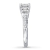 Thumbnail Image 3 of Diamond Engagement Ring 1 ct tw Princess-cut 14K White Gold