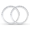 Thumbnail Image 2 of Diamond Wedding Bands 1 ct tw Round-cut 14K White Gold