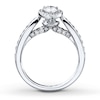 Thumbnail Image 1 of Diamond Engagement Ring 1 ct tw Pear-shape 14K White Gold