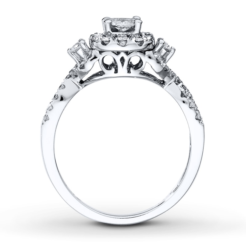 Main Image 2 of Diamond Engagement Ring 3/4 carat tw 14K White Gold