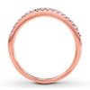 Thumbnail Image 2 of Diamond Wedding Band 1/5 ct tw Round-cut 14K Rose Gold