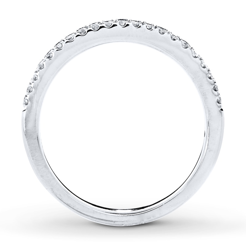Main Image 2 of Diamond Wedding Ring 1/6 ct tw Round-cut 14K White Gold