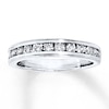 Thumbnail Image 1 of Diamond Wedding Band 5/8 ct tw Round-cut 14K White Gold