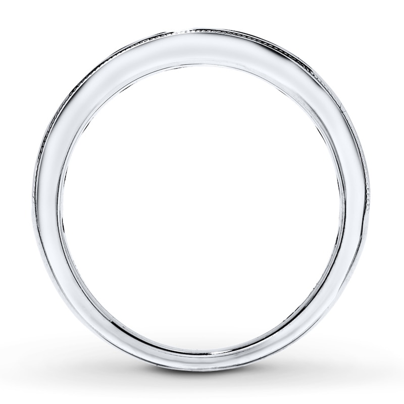 Main Image 2 of Diamond Wedding Band 5/8 ct tw Round-cut 14K White Gold