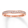 Thumbnail Image 1 of Diamond Wedding Band 1/5 ct tw Round-cut 14K Rose Gold